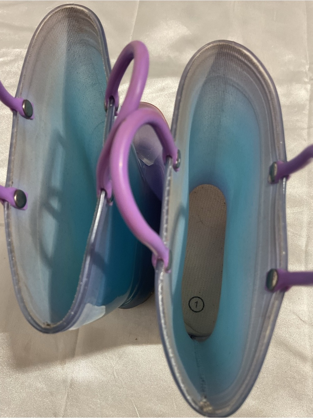 Kids Gradient Rain Boots - Blue/Purple/Pink - Picture 5 of 6
